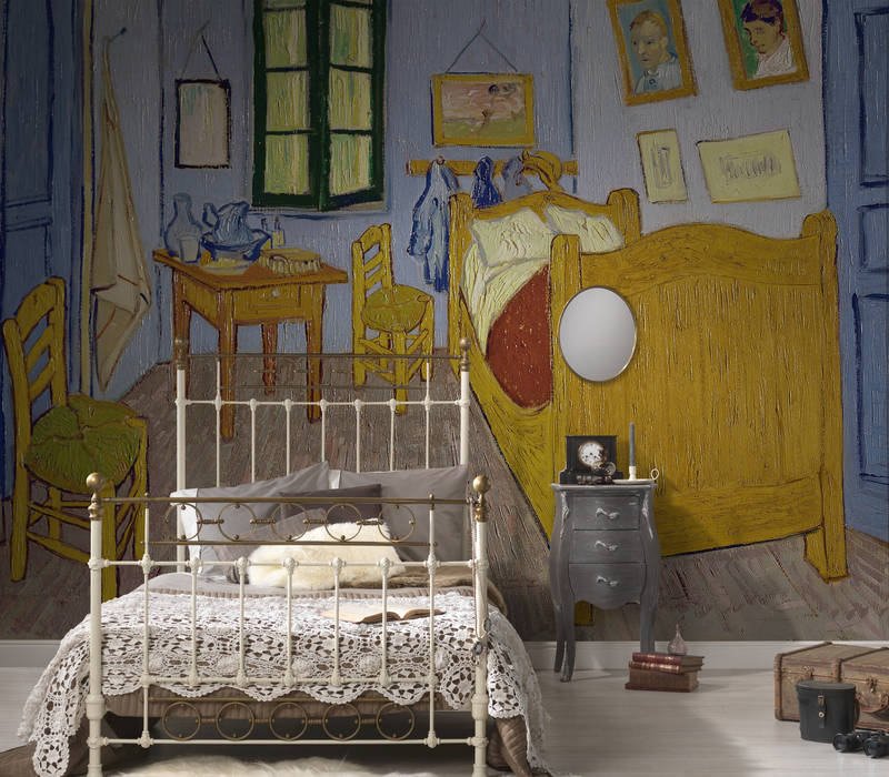             Fototapete 'Vincents Schlafzimmer in Arles' von Vincent van Gogh
        