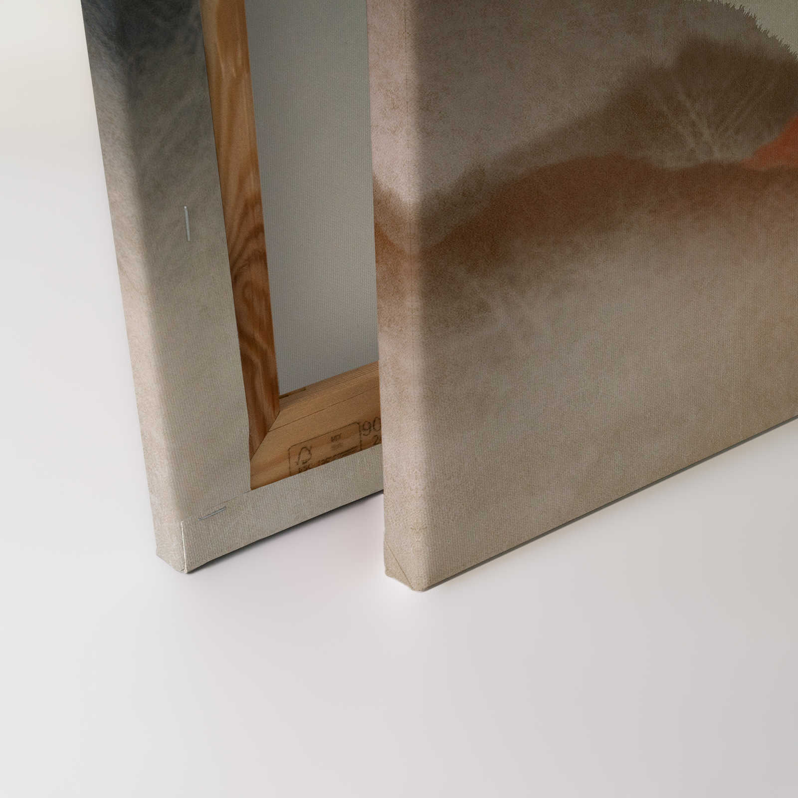             Akaishi 3 - Leinwandbild Sonnenaufgang, Kunstdruck im Asia Style – 0,90 m x 0,60 m
        