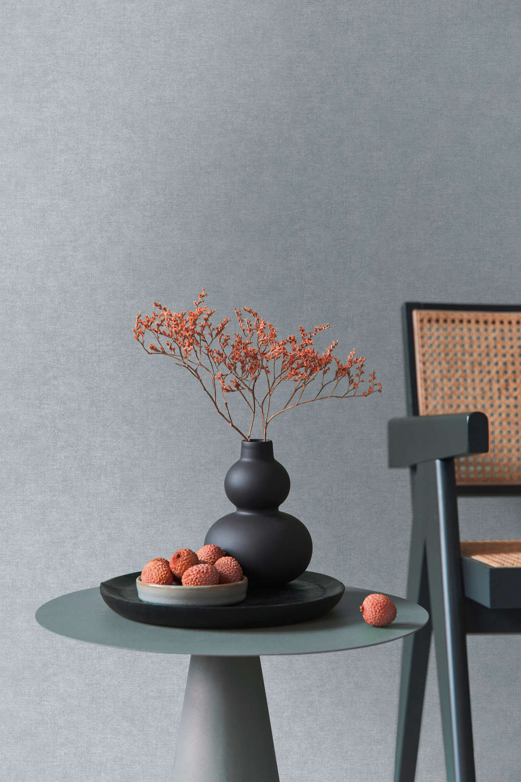 vase, Blumenarrangement, Tisch, Dekoration, Beeren