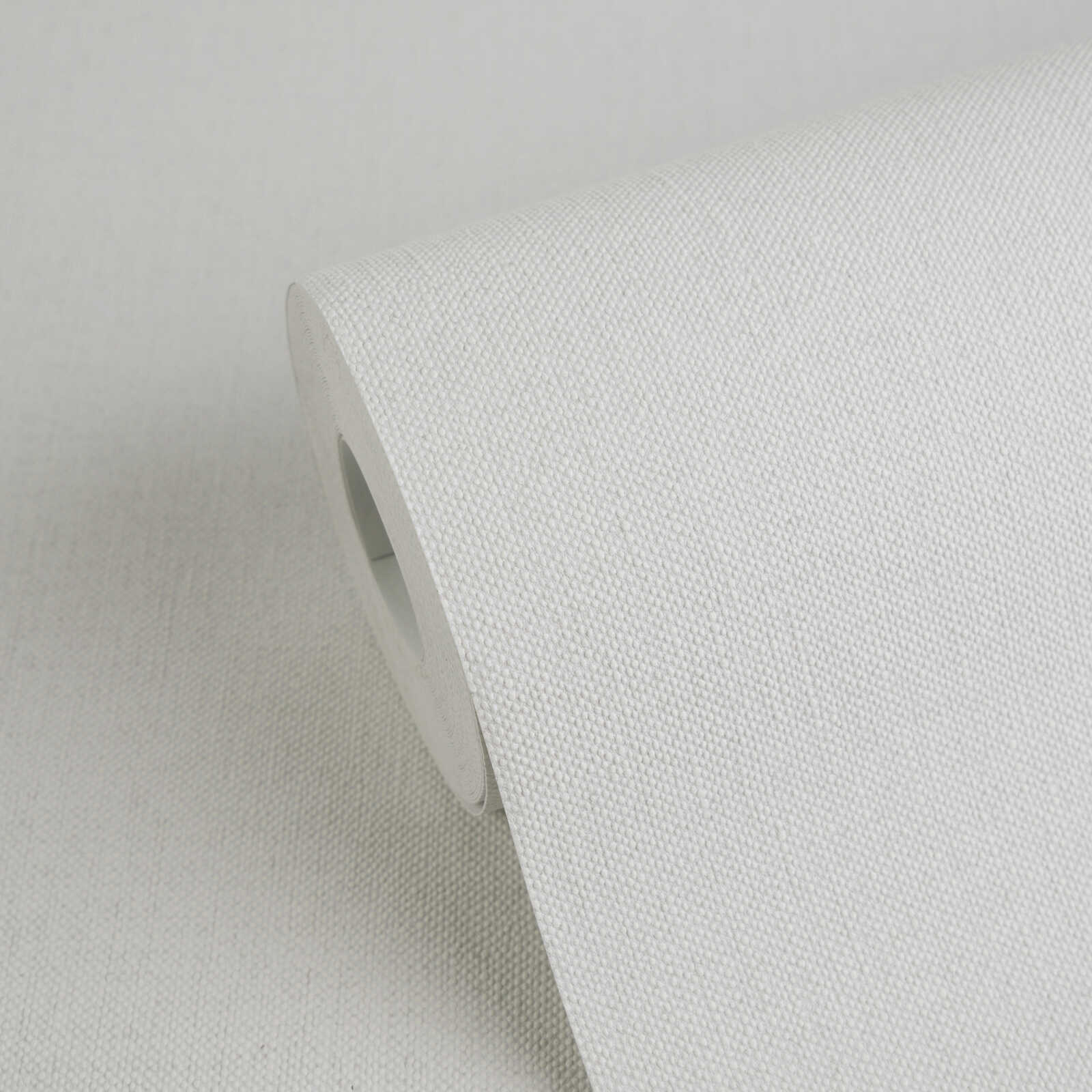 Uni Vliestapete mit feiner Textiltextur – Grau