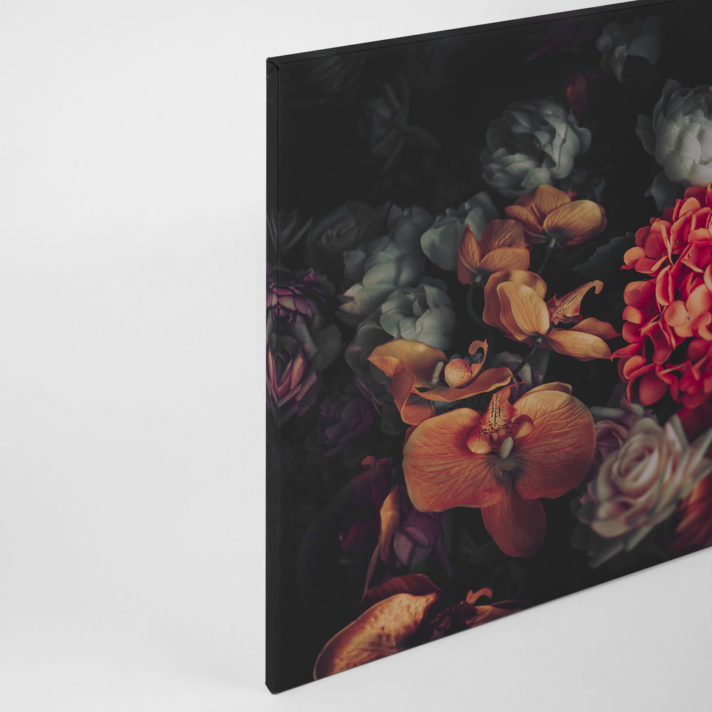 Rosen Blumenstrauß Leinwand – 0,90 m x 0,60 m