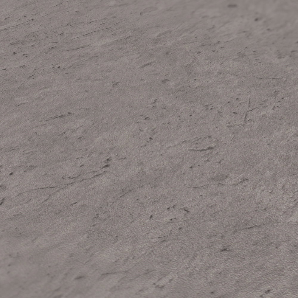 Dunkle Unitapete mit dezenter Betonoptik – Grau
