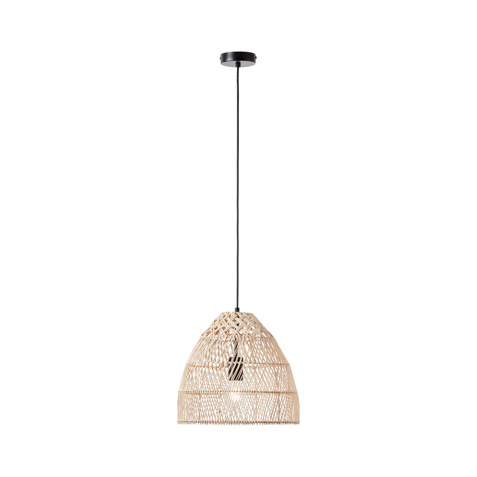         Rattan pendant light - Lionel - Brown
    