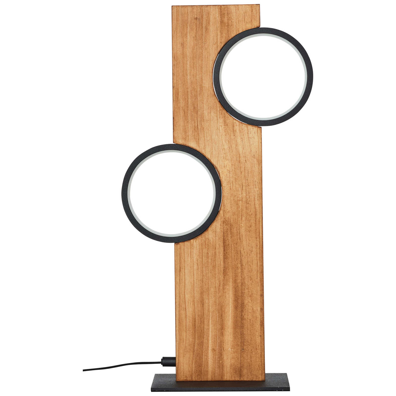 Tischleuchte aus Holz - Elena 2 – Braun