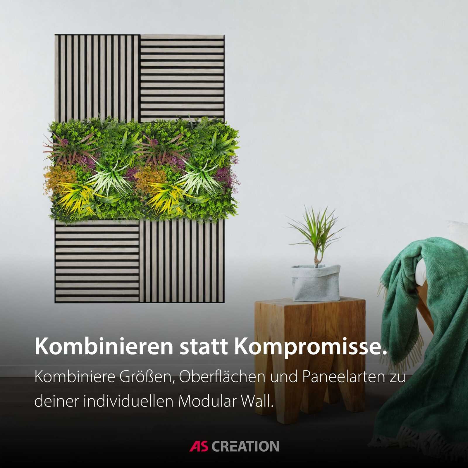 Modularer Wand, Vertikalgarten, Pflanzfeld Paneel, Grünwand, Pflanzenpaneel