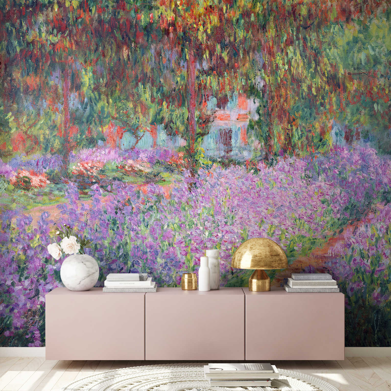             Fototapete 'Der Garten des Künstlers in Giverny' von Claude Monet
        