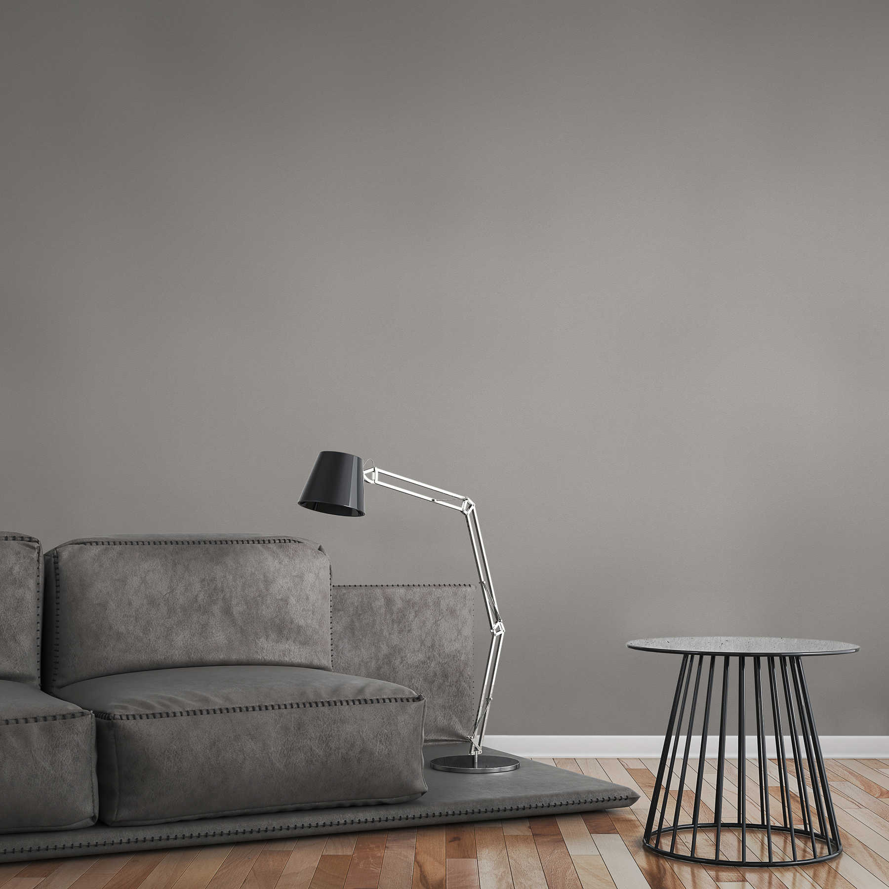 sofa, sofa?, cou​ch, tisch, bodenlampe, seitentisch, grau, modern, wohnzimmer