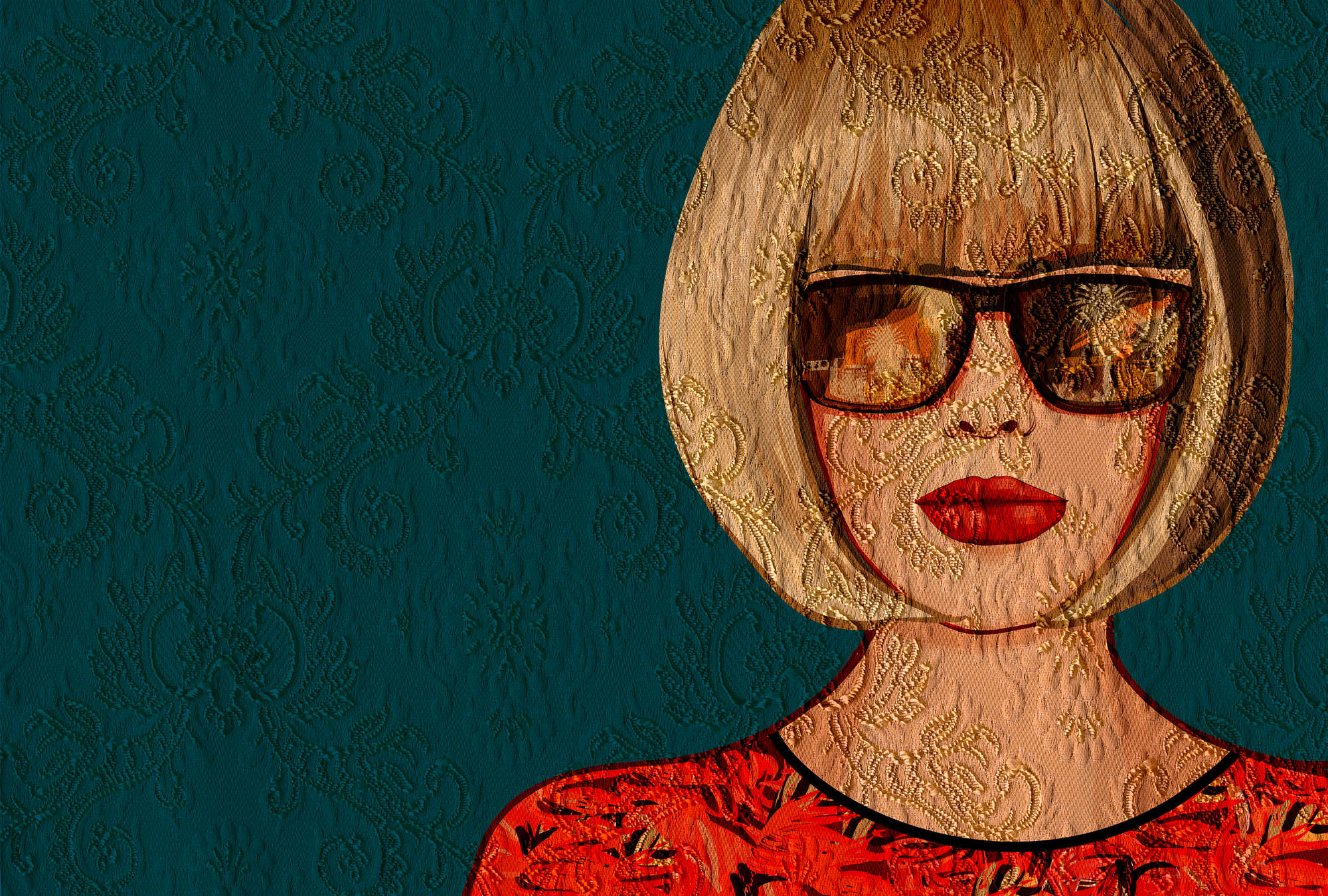 Sonnenbrille, Erwachsener, Weiblich, Person, Frau