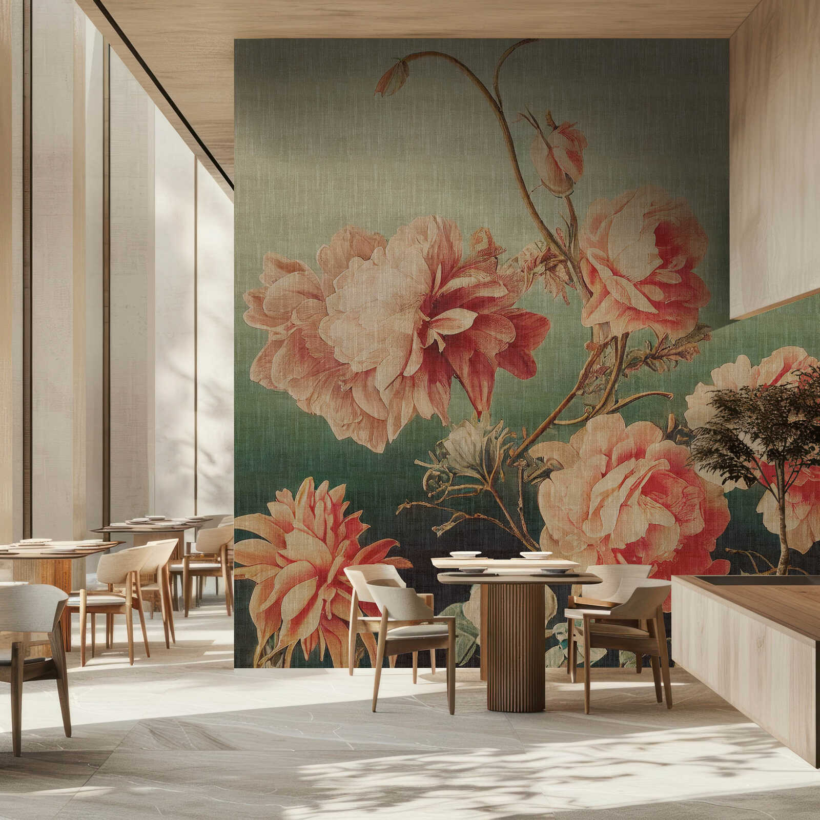 Esszimmer, Esstisch, Innenarchitektur, Restaurant, Gemälde