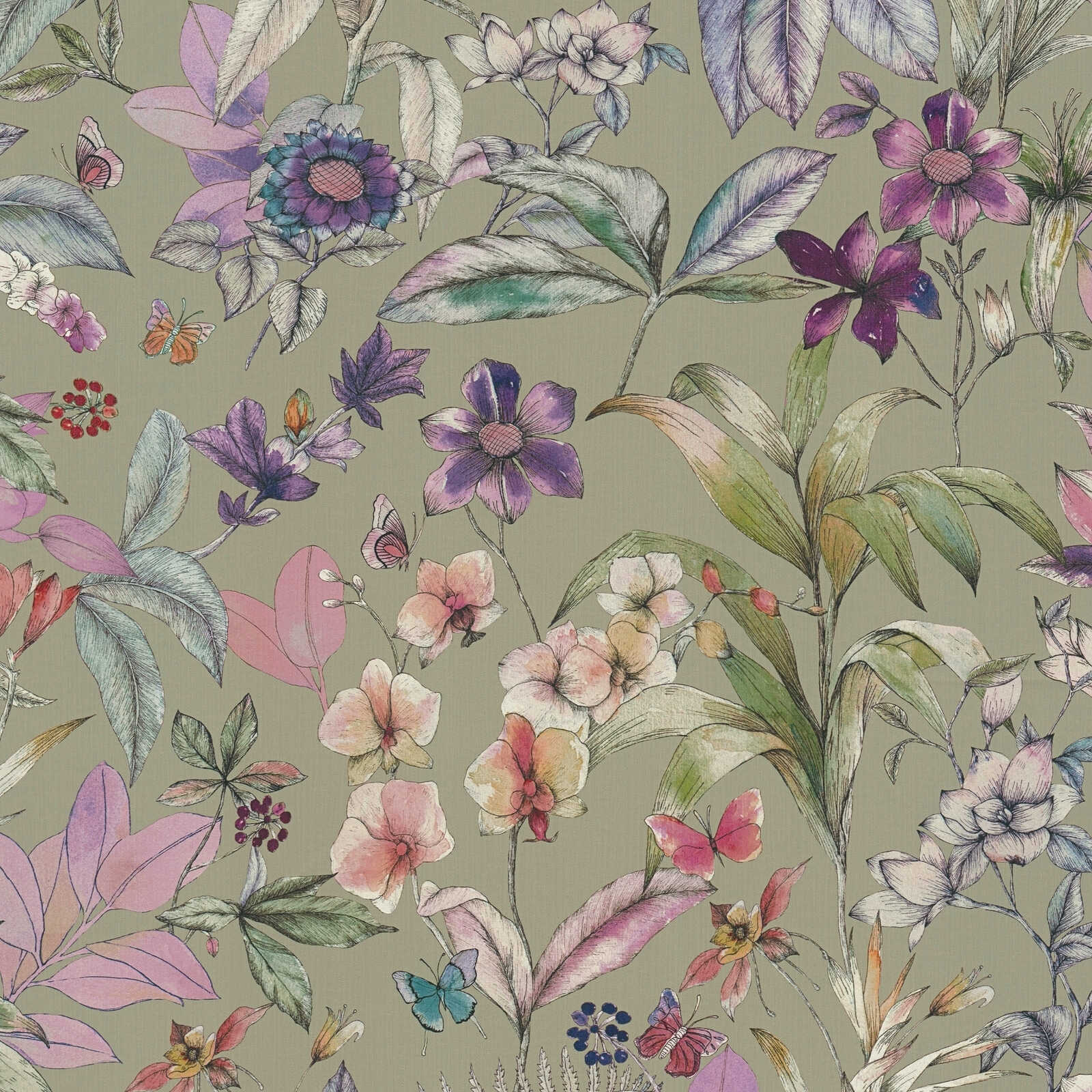 Kunst, Florales Design, Grafiken, Muster, Pflanze