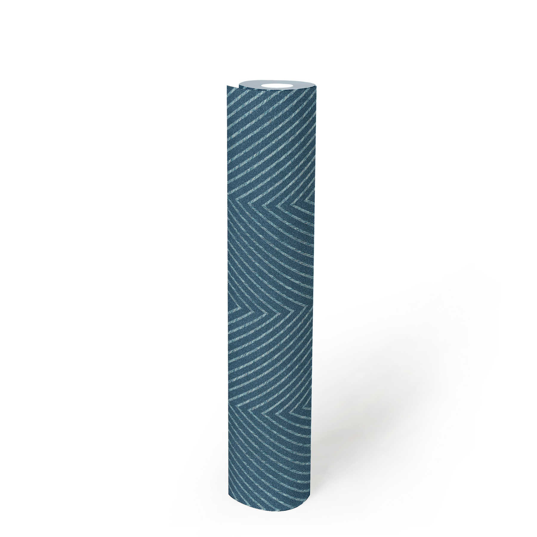             Tapete Grafik-Design, Scandinavian Style – Blau, Silber
        