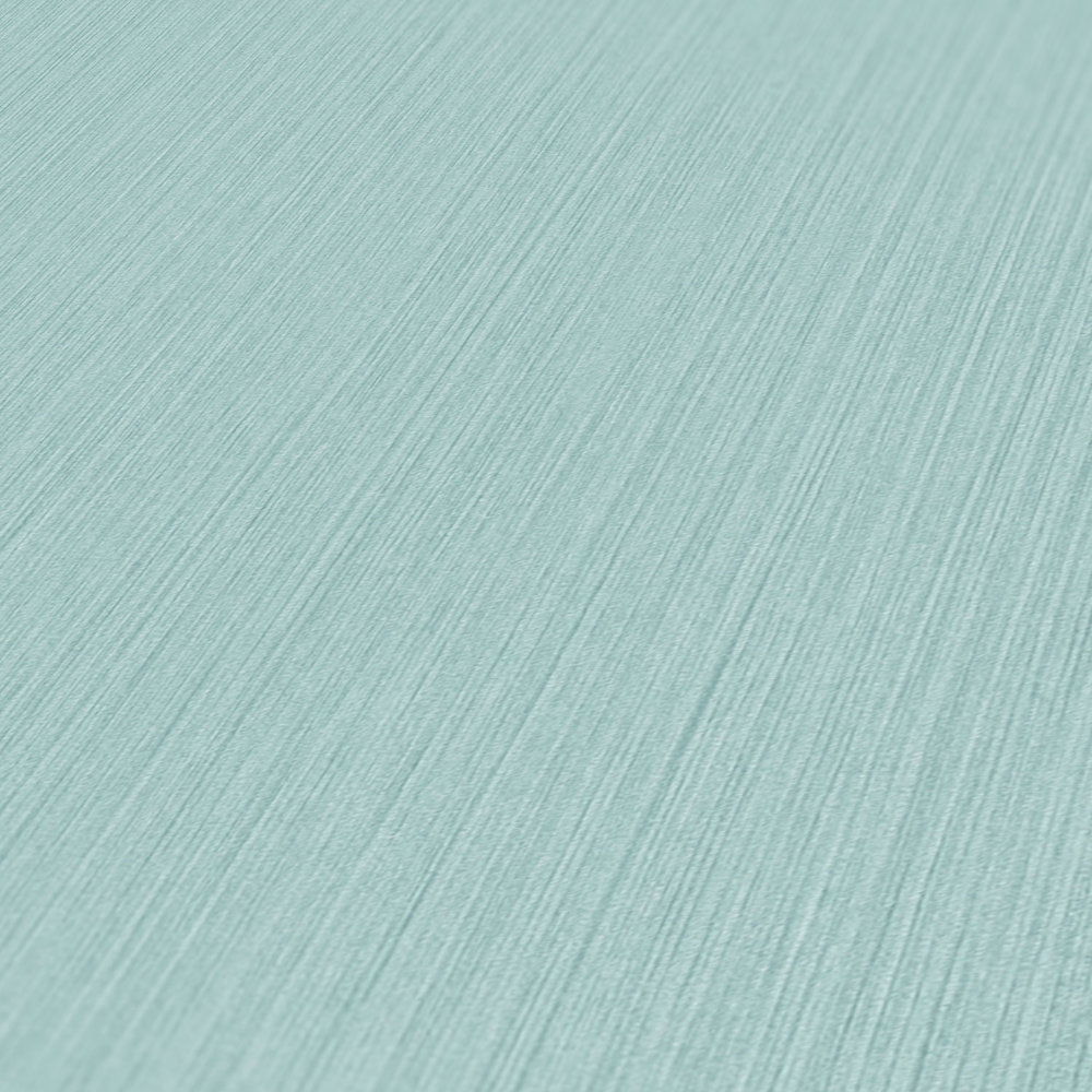             Einfarbige Tapete Hellblau mit meliertem Textileffekt von MICHALSKY
        