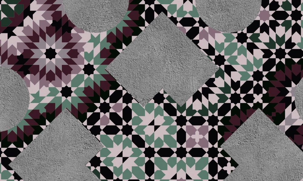 Dekoration für Zuhause, Teppich, Muster, Steppdecke, Schach