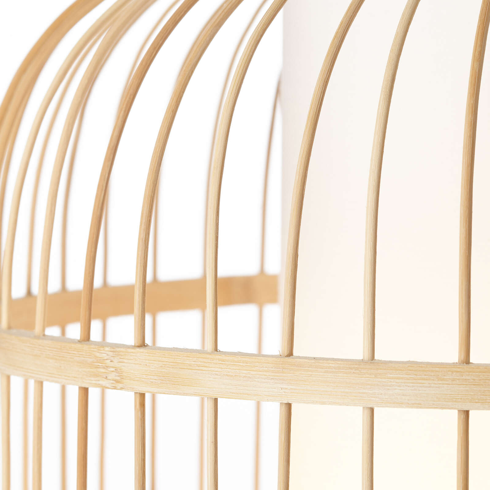             Bamboo pendant light - Charlie 1 - Brown
        