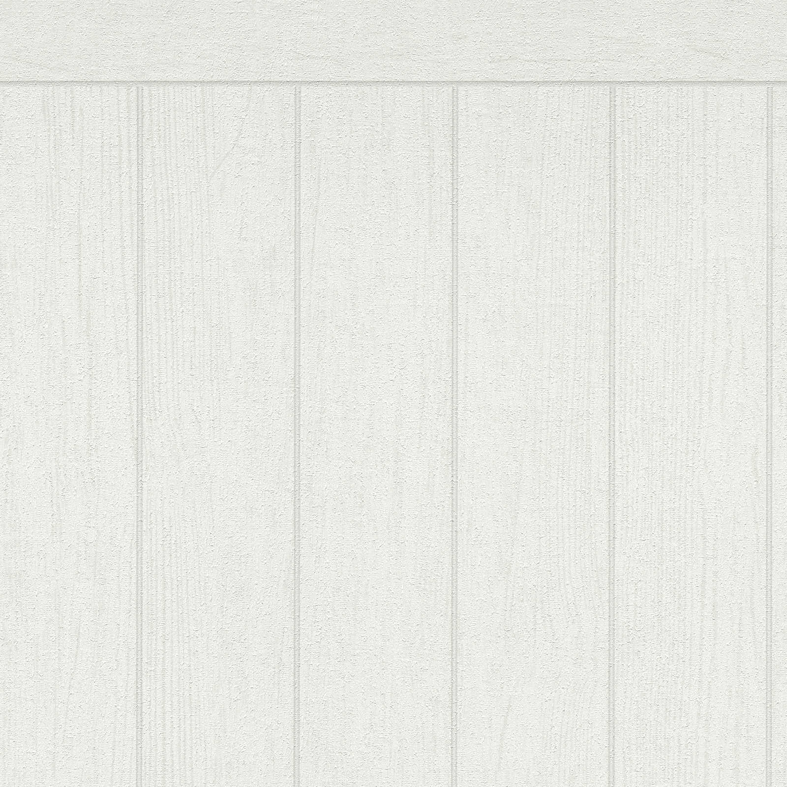         Non-woven wall panel in wooden beam look - white, cream
    