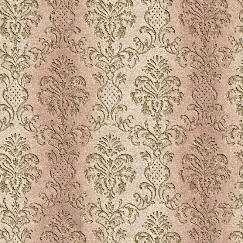 damast, muster, rosé-pink, texturiert, stoff