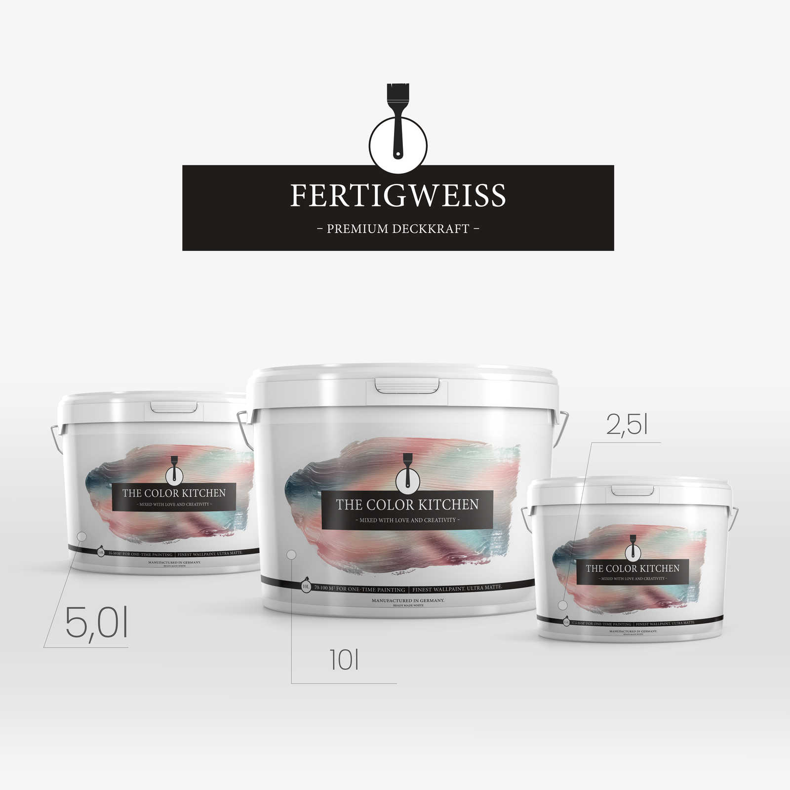 farben, Eimer, 5L, 10L, 2.5L