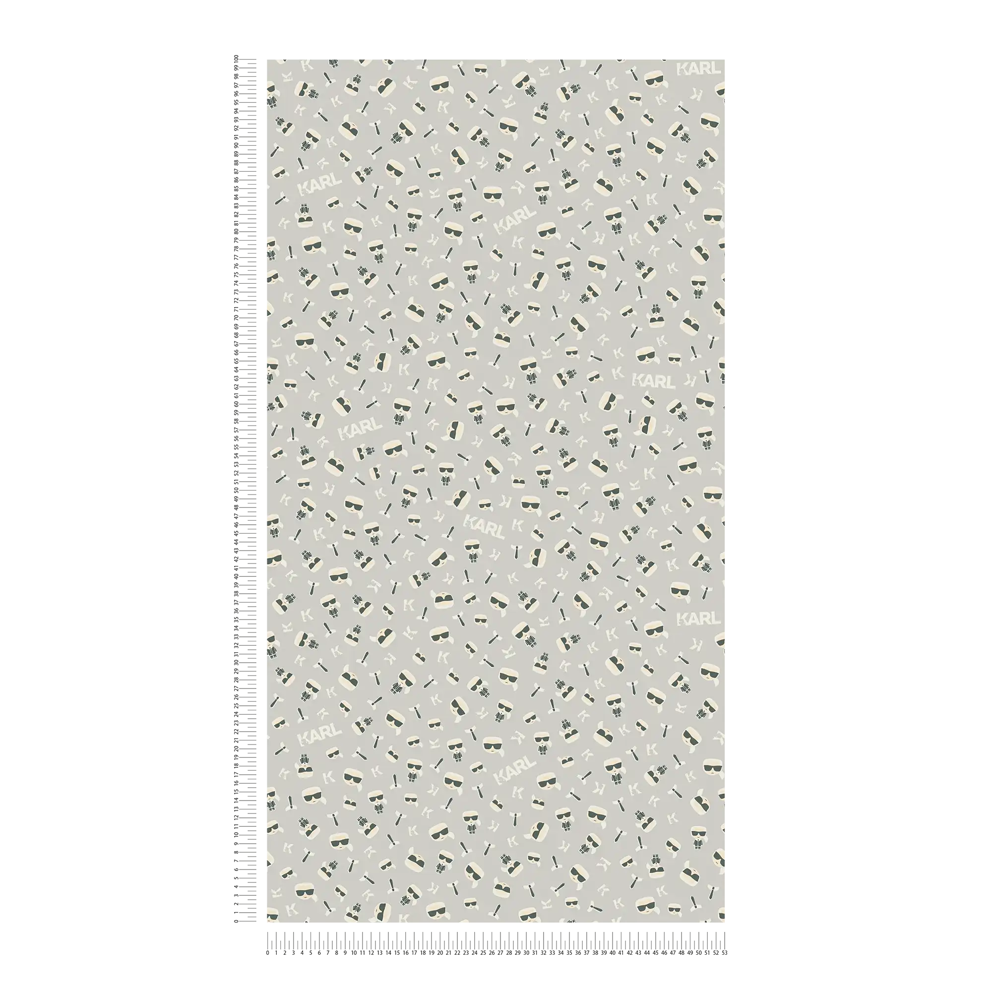             Karl LAGERFELD Mustertapete Charakter Karl – Beige
        