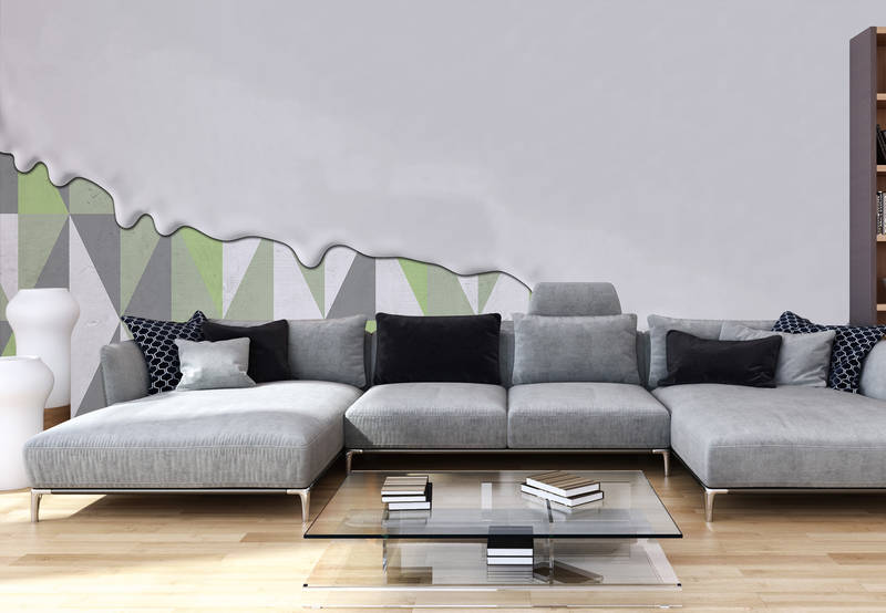 Sofa, Wohnzimmerset, Ecksofa, Grau, Couchtisch