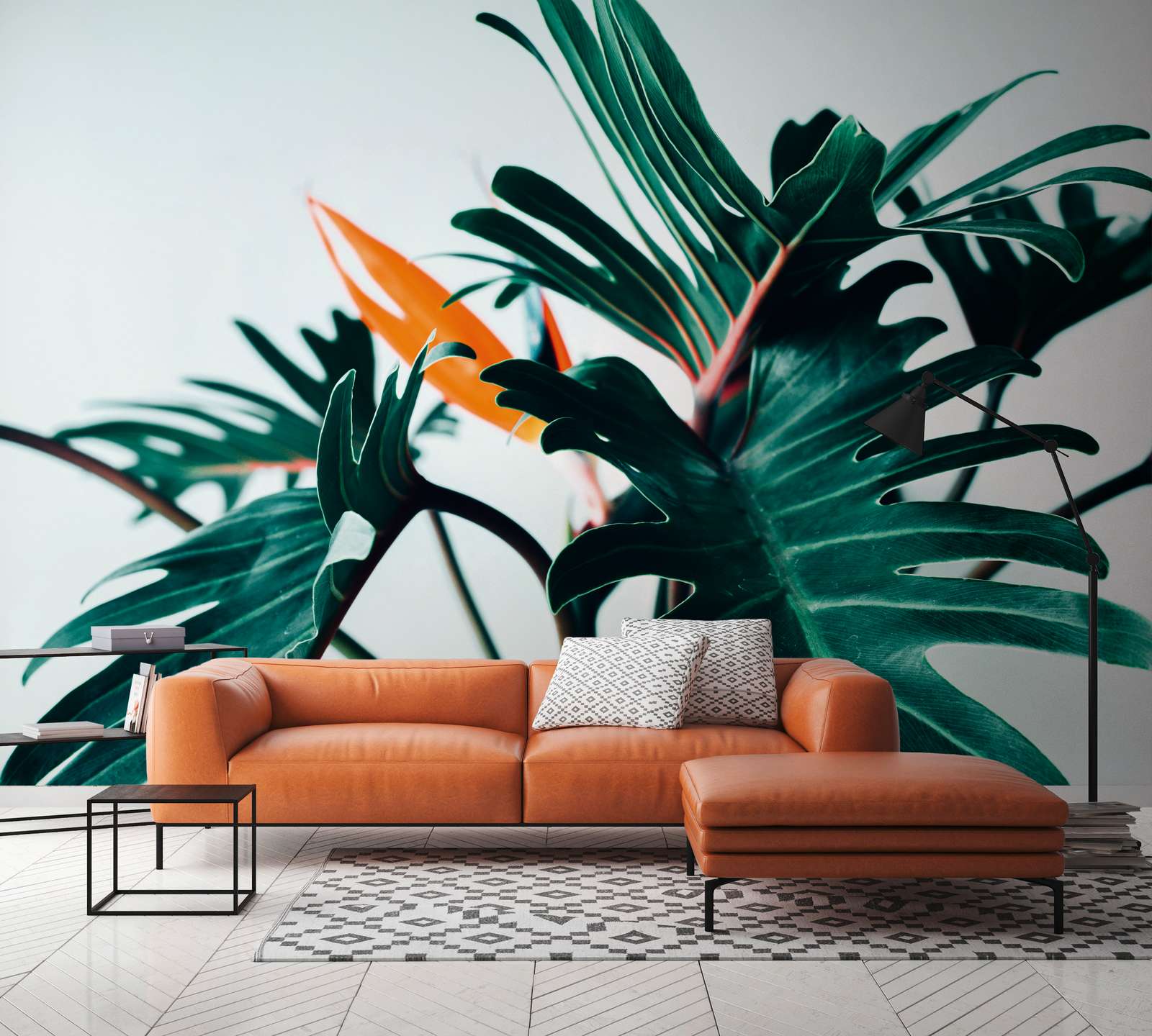 Sofa, Wohnzimmer, Sessel, Couch, Sofaorange