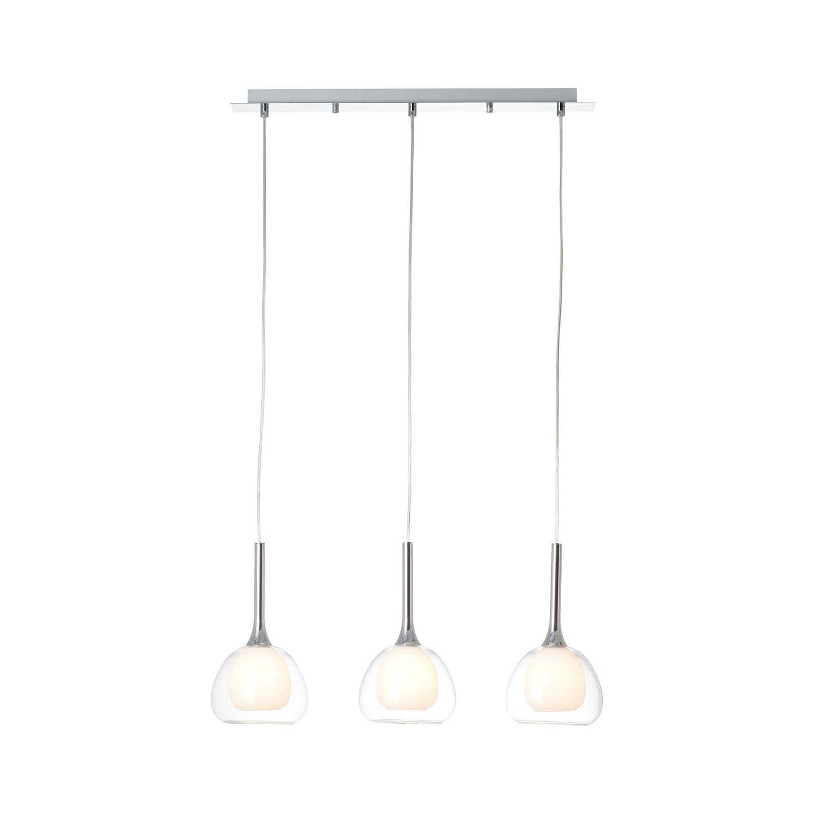         Glazen hanglamp - Iris 2 - Metallic
    