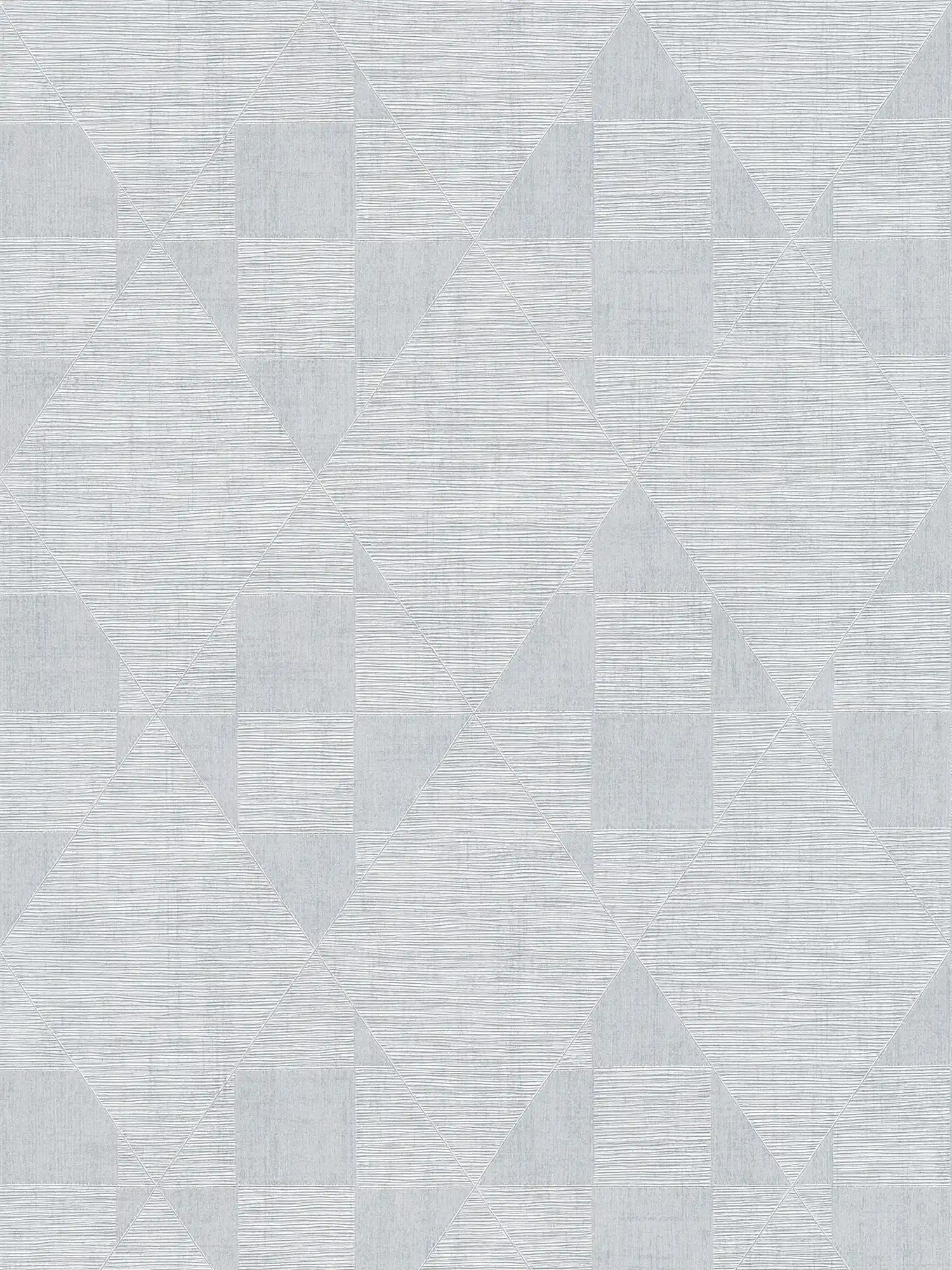         Papier peint argenté design métallique avec motifs géométriques - gris
    