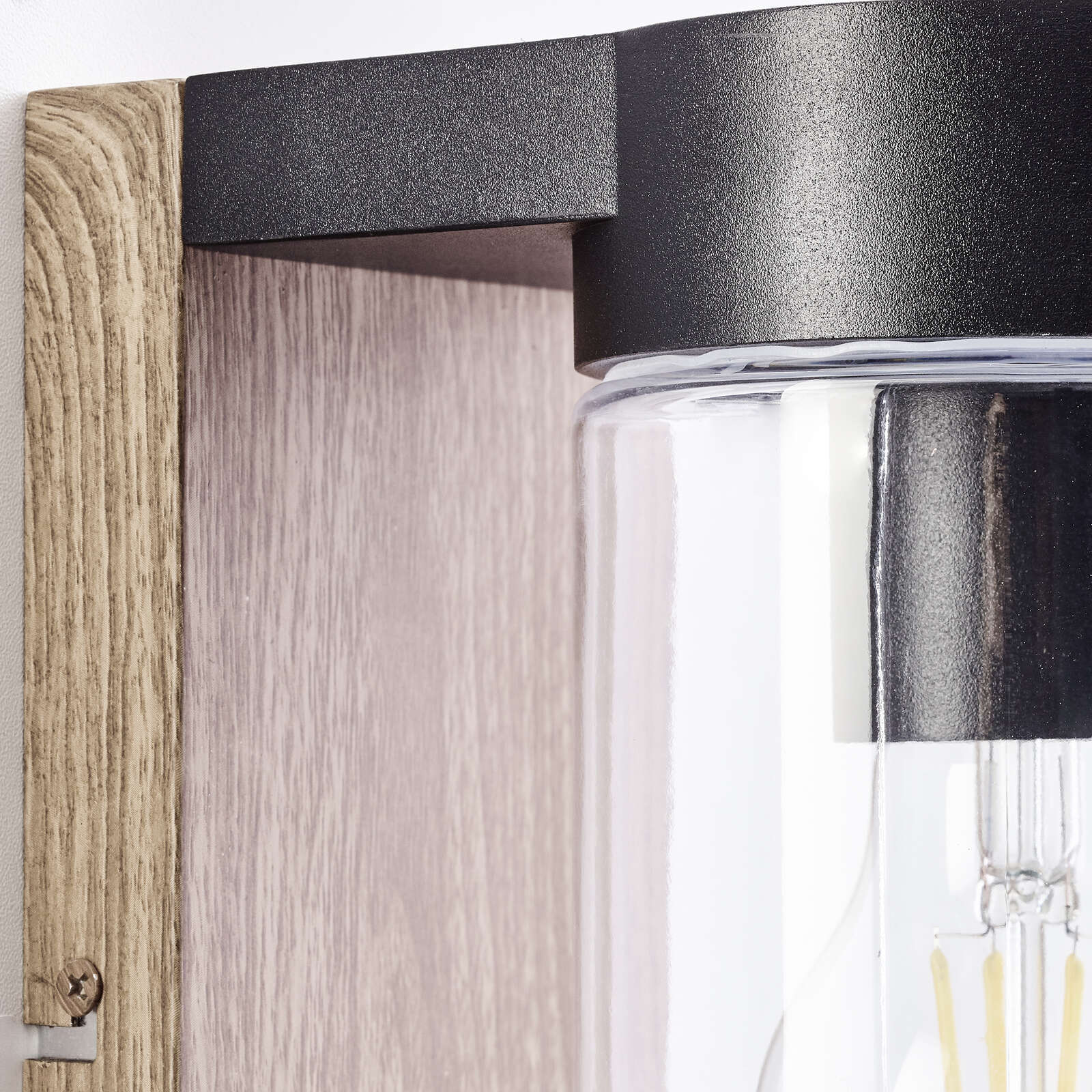             Applique murale d'extérieur en métal - Dania 1 - Marron
        