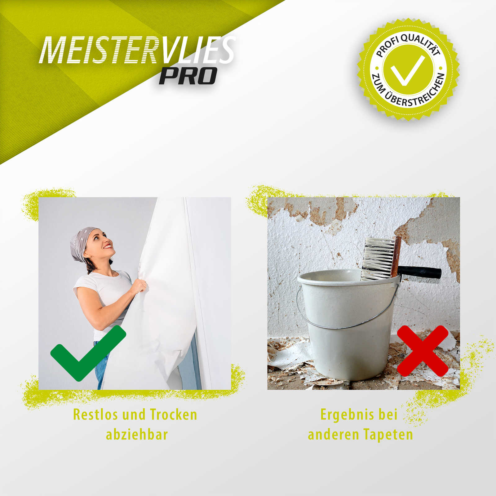             Überstreichbare Streifentapete mit 3D-Optik – Weiß
        