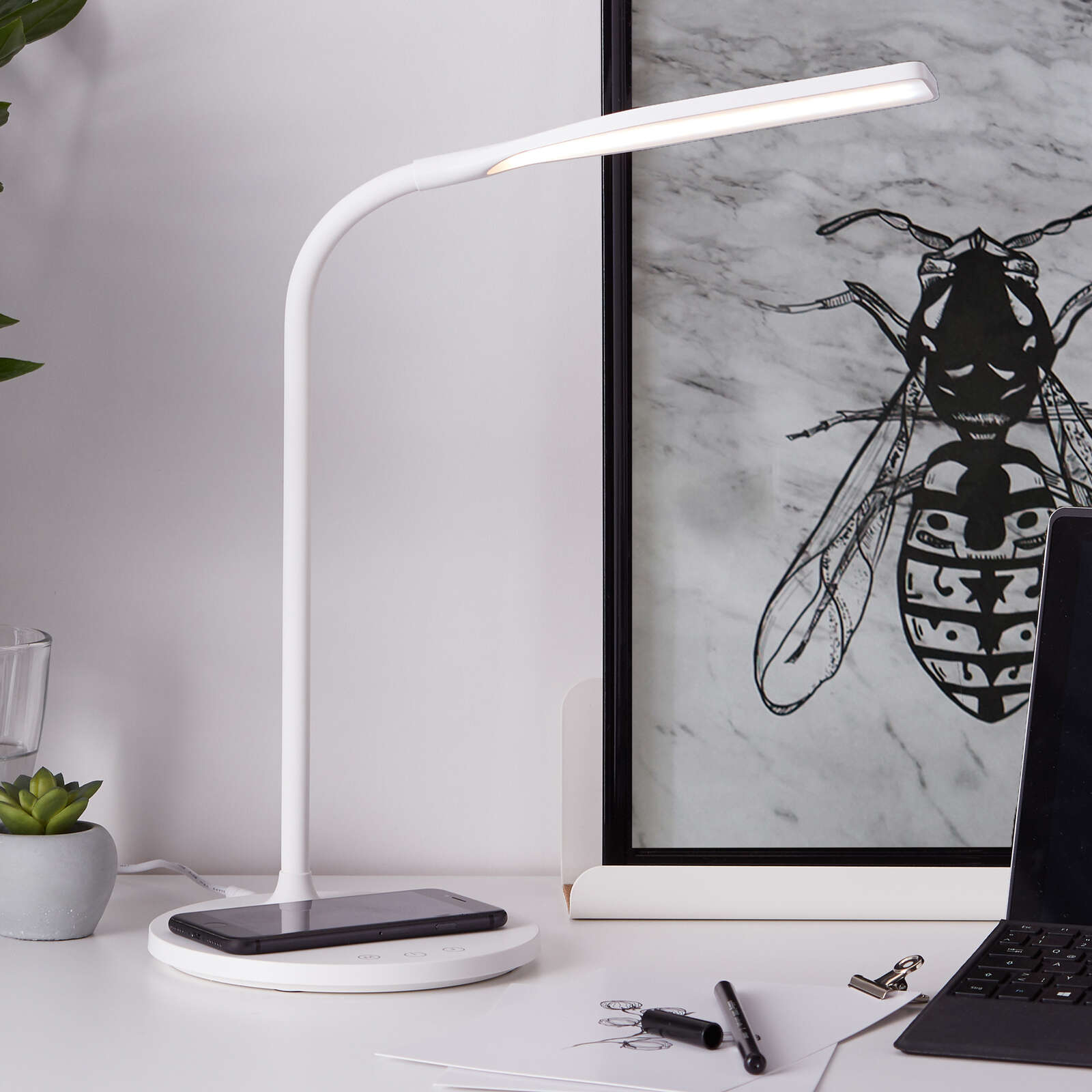 Plastic table lamp - Joy » buy online | A.S.