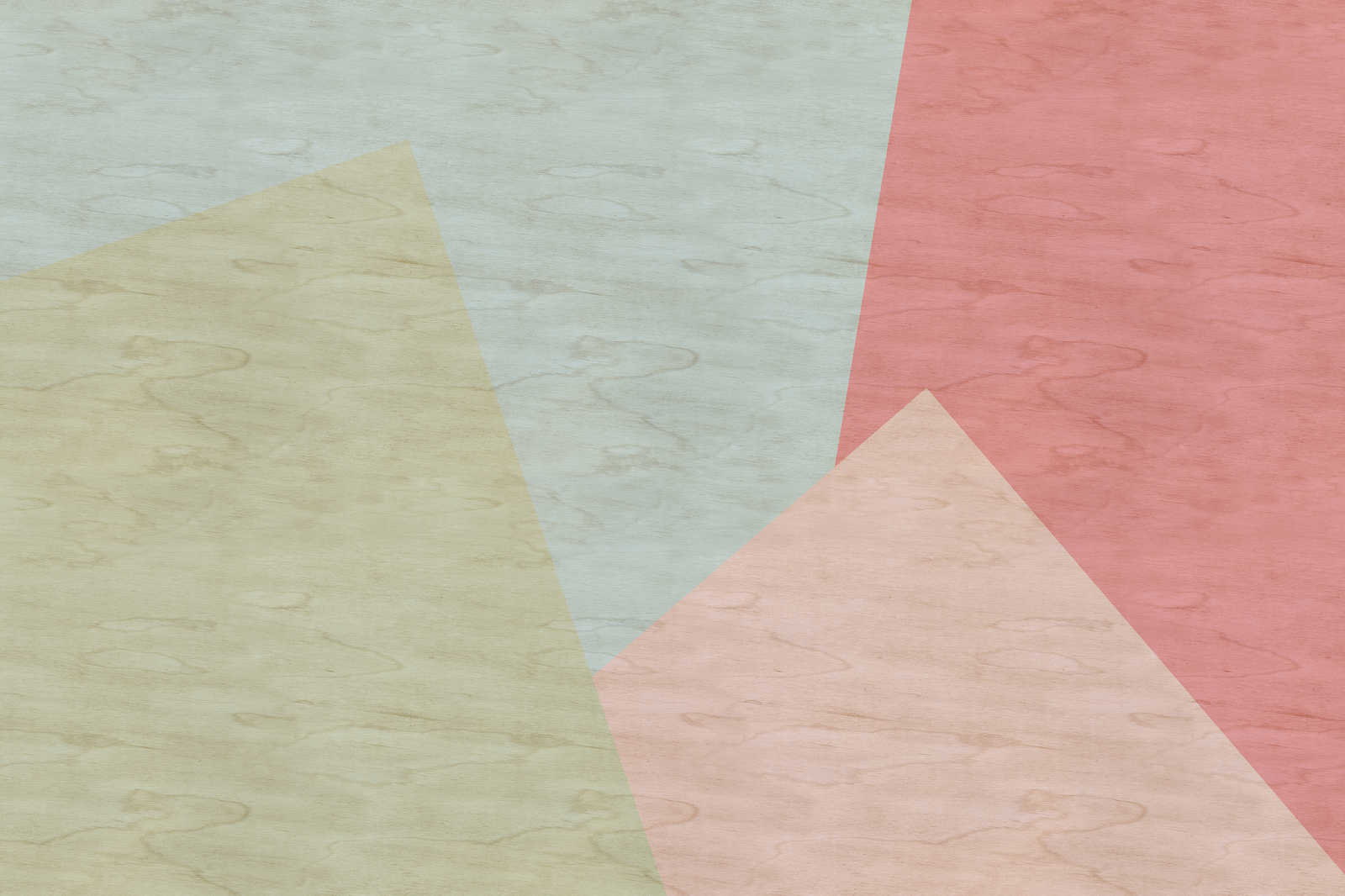             Inaly 2 - Abstraktes, buntes Leinwandbild in Sperrholz Optik – 0,90 m x 0,60 m
        