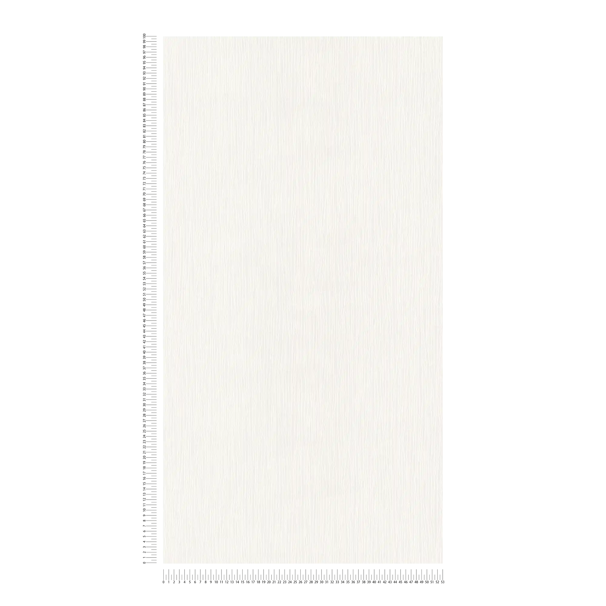Papiertapete Weiß mit Linienstruktur