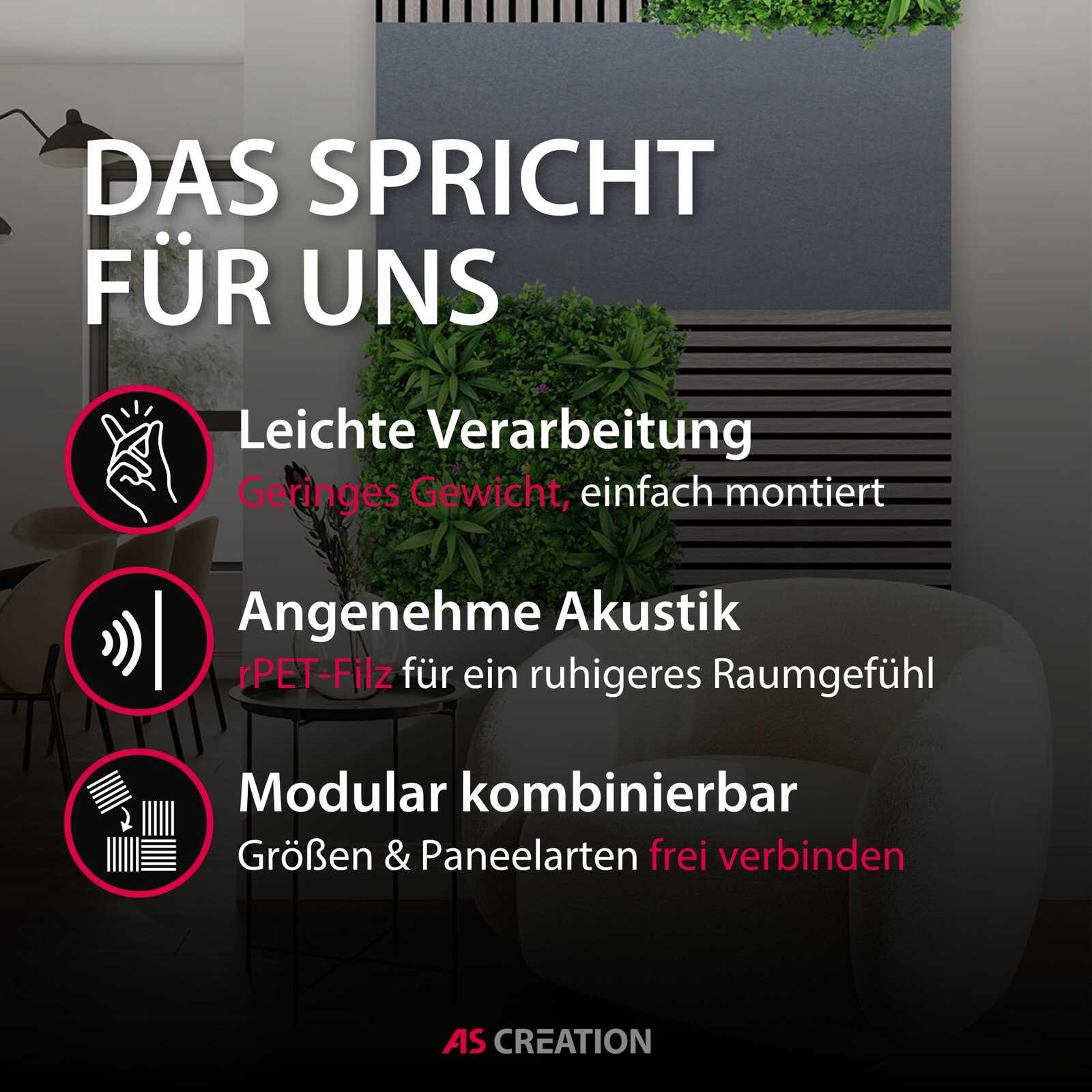 Modular, Lampe, Akustik, Paneel, Küche/Interior