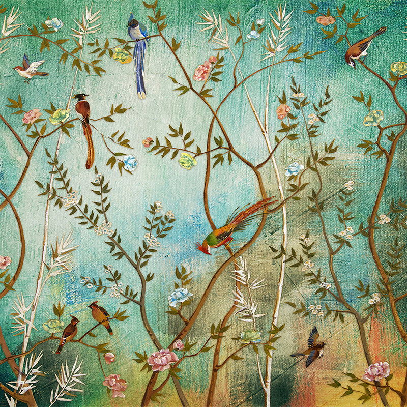 Kunst, Malerei, Muster, Pflanze, Vogel