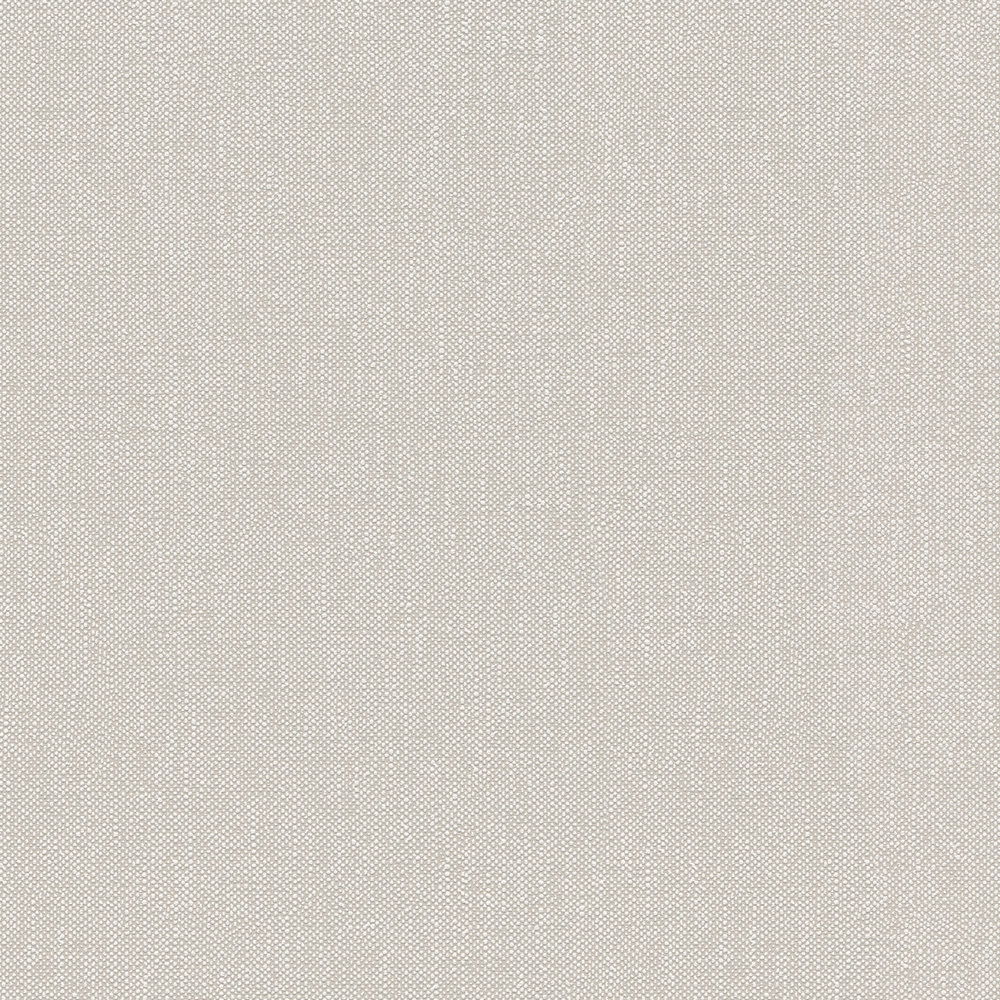             Unifarbene Tapete mit Strukturmuster in Leinenoptik – Beige
        