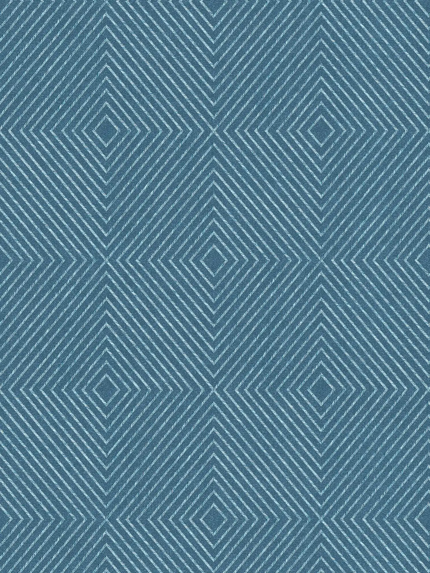         Papier peint design graphique, style scandinave - bleu, argenté
    