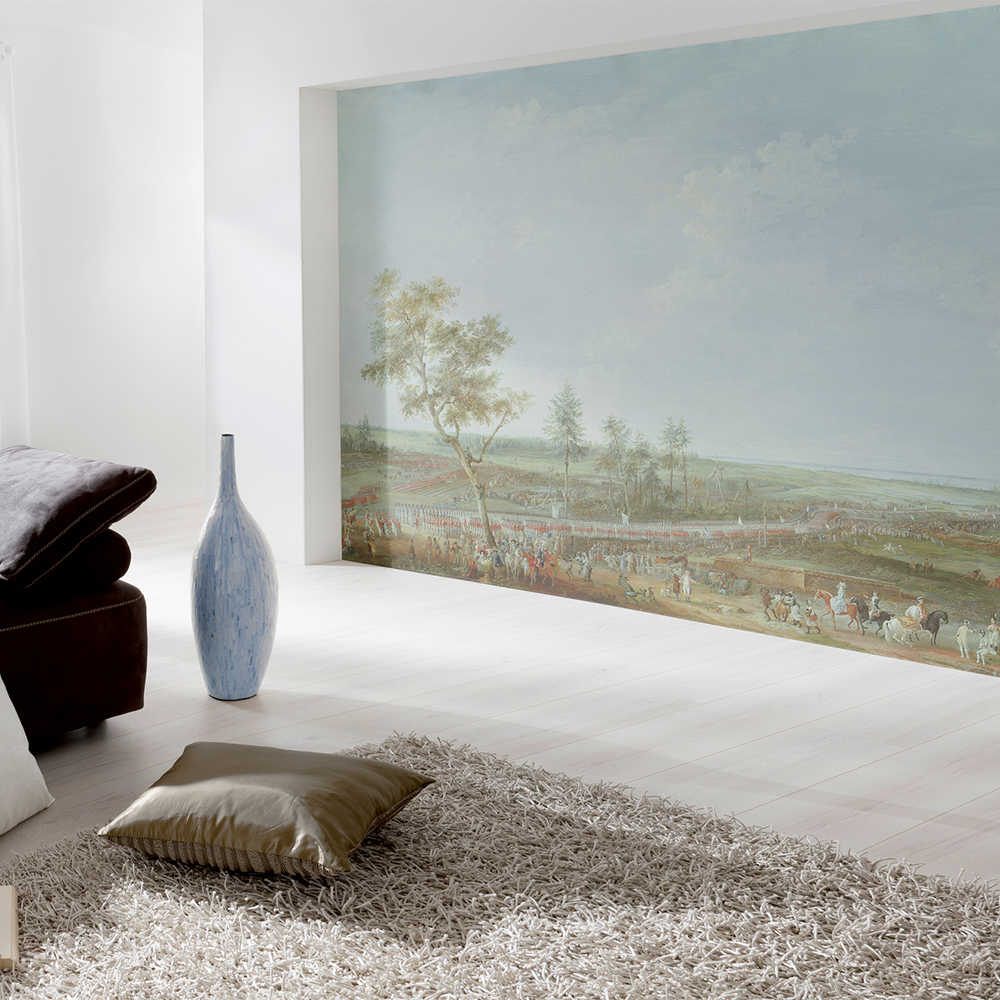         Papier peint panoramique "Le siège de Yorktown" par Jacob van Blarenberghe
    