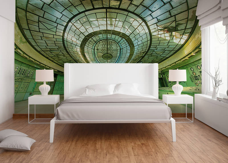 bett, bettthema, wandgestaltung, kunstlerthema, kronenmidzent, paneel