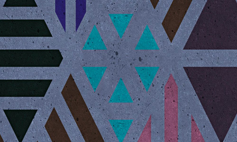 Fußboden, Bodenbeläge, Muster, Dreieck