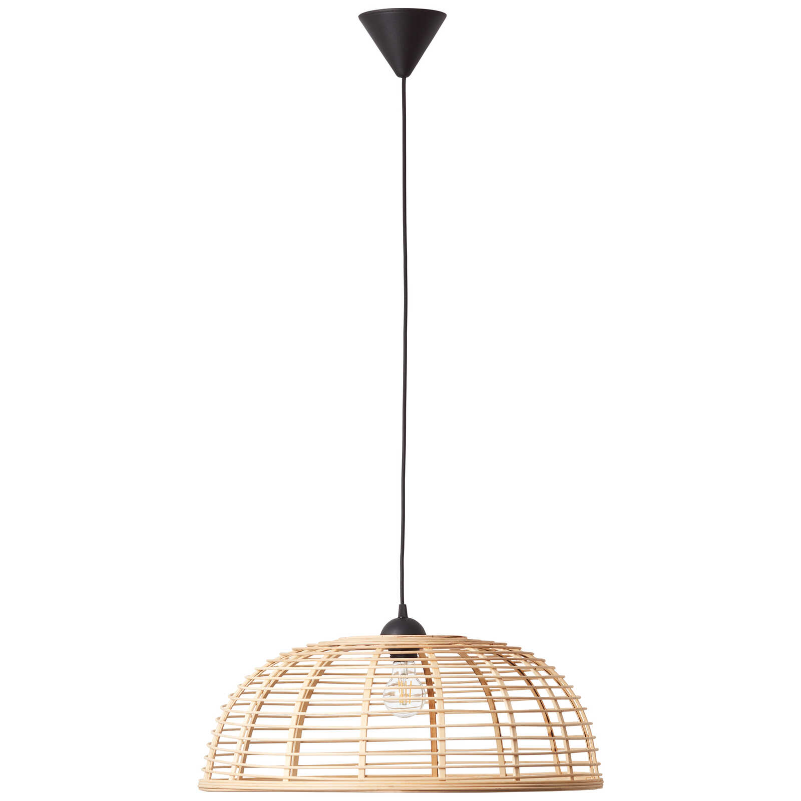             Bamboo pendant light - Elma 5 - Brown
        