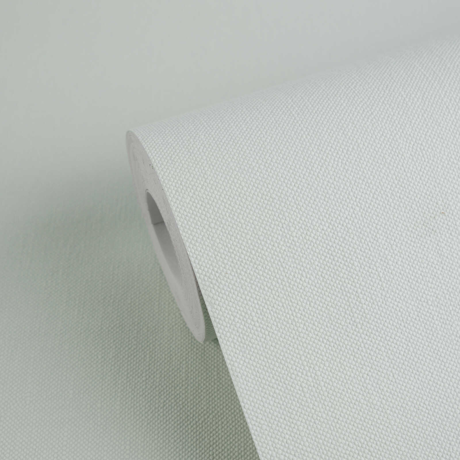 Einfarbige Vliestapete mit Struktureffekt – Grün, Hellgrün