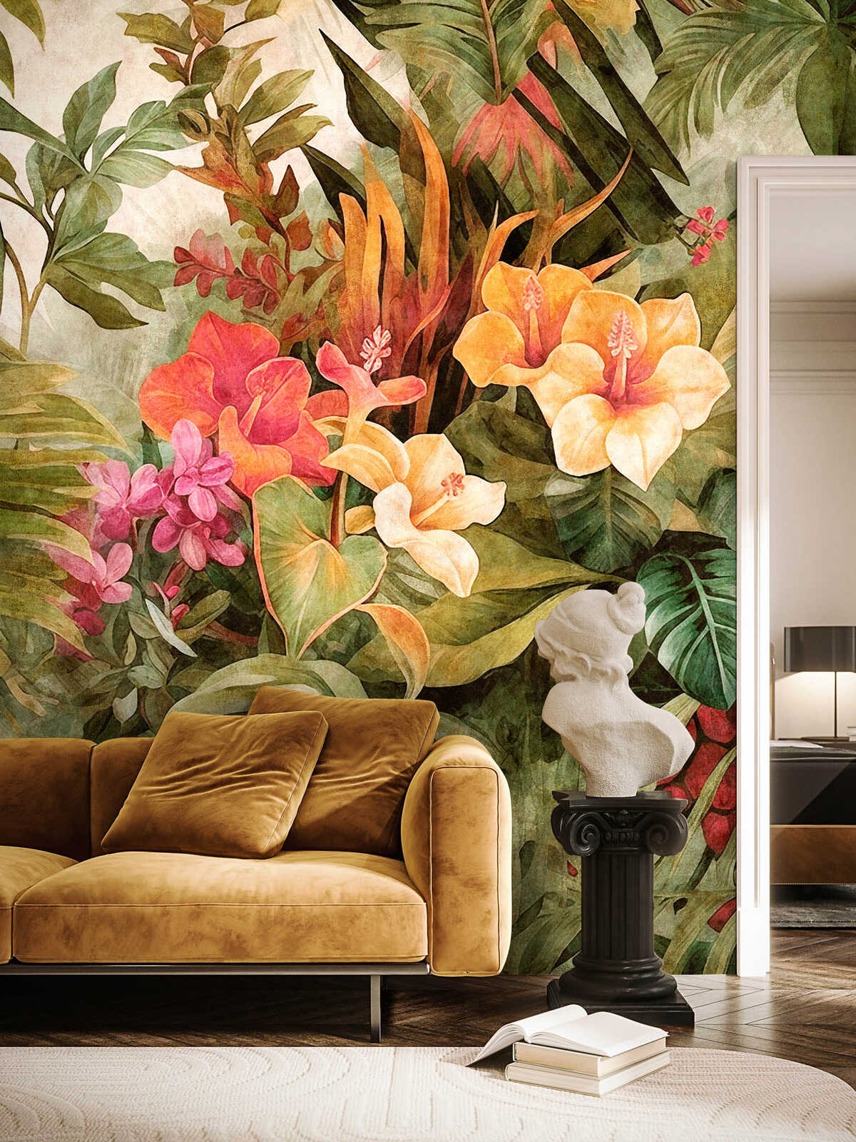 Kunst, Malerei, Couch, Mobiliar