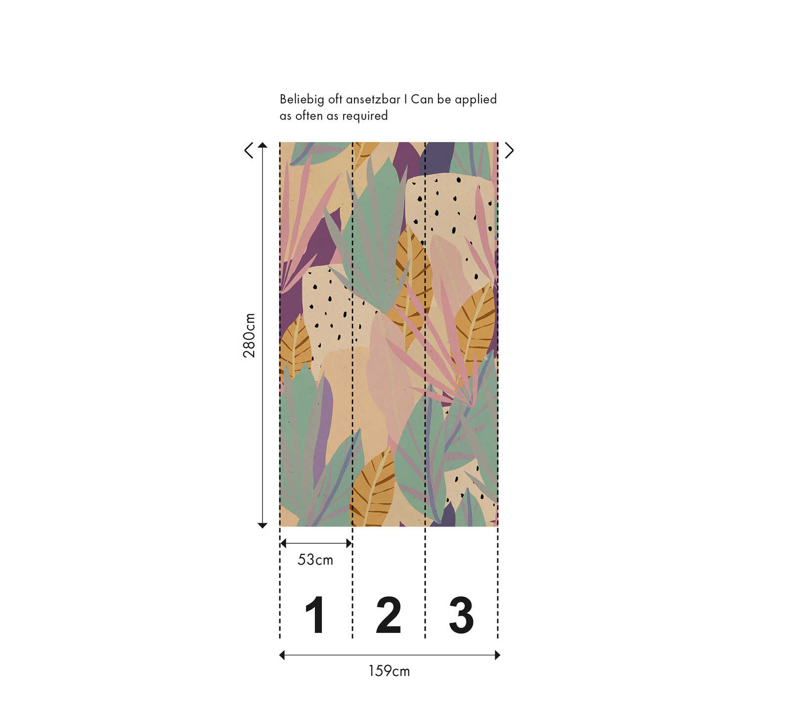 dRiethen design, textile, tapestry, muted colors, leaf pattern