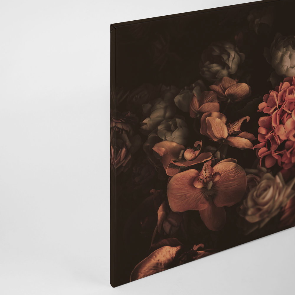             Romantische Leinwand mit Blumenstrauß – 0,90 m x 0,60 m
        