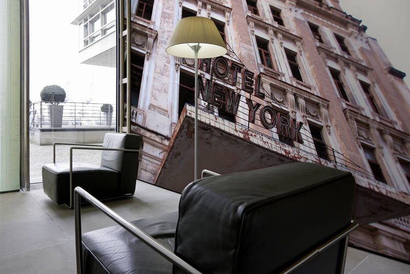 Sofa, Lounge Chair, Lampe, Hotel New York, Wohnzimmerdekoration