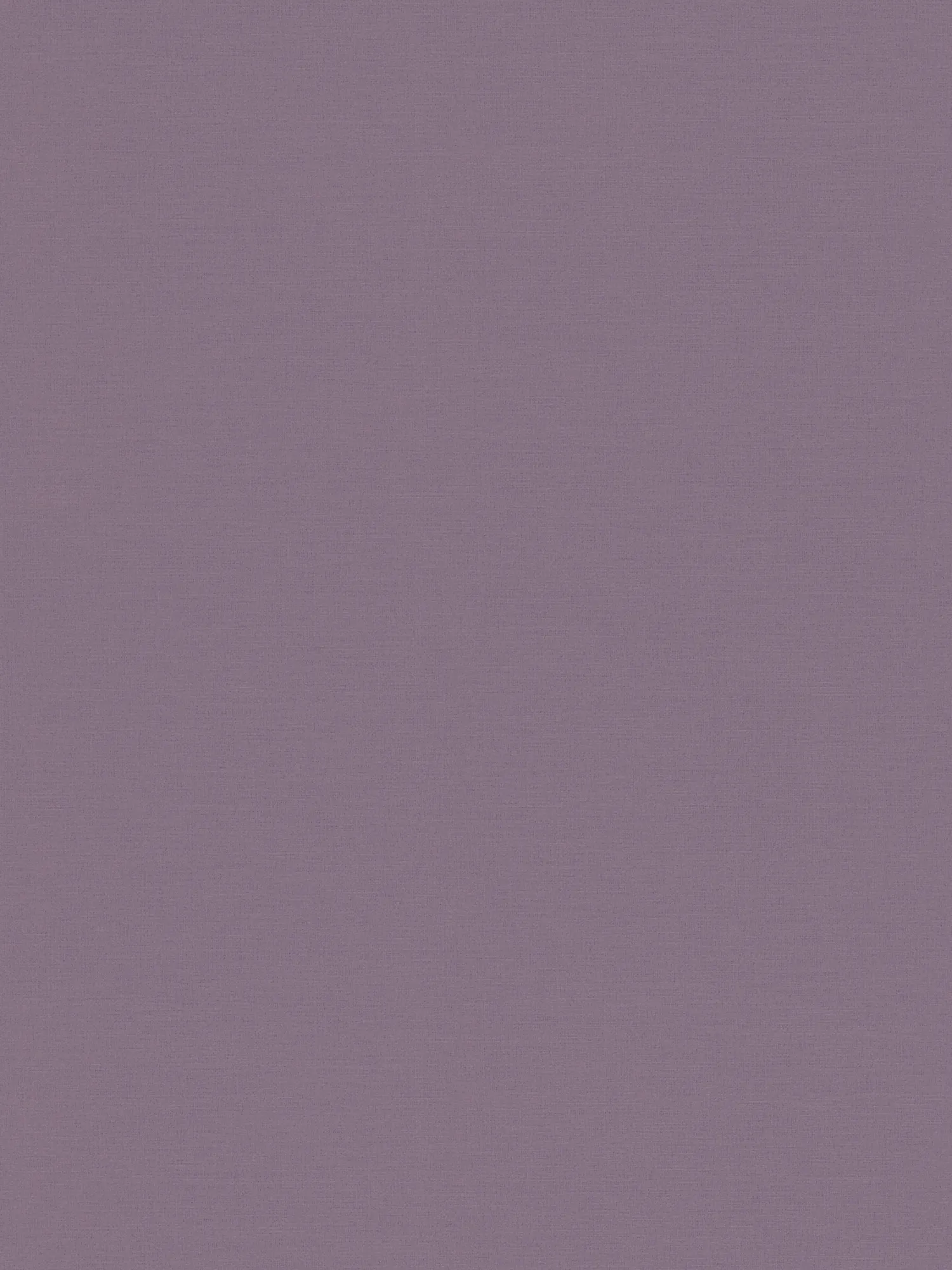             Einfarbige Vliestapete mit Leinenoptik – Lila
        