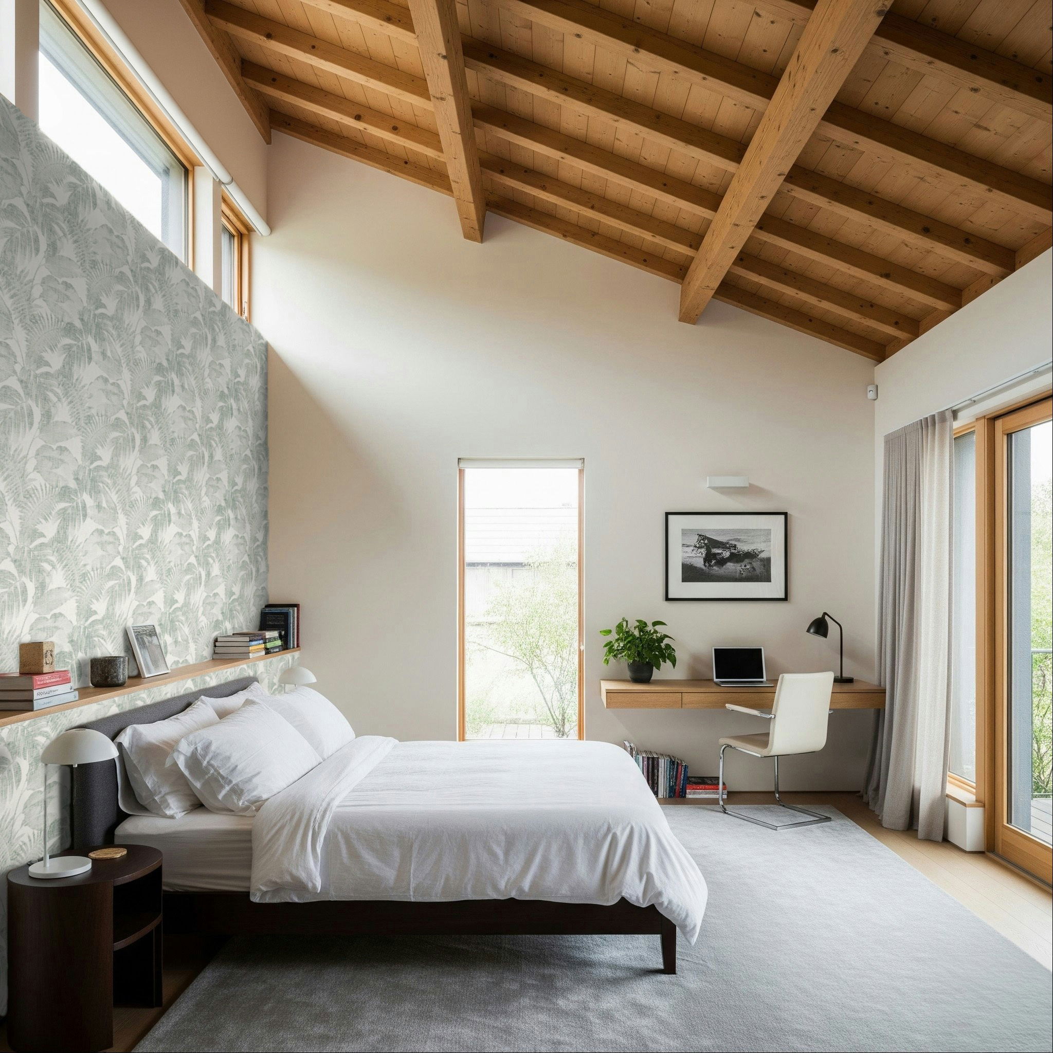 Drinnen, Innenarchitektur, Stuhl, Pflanze, Lampe