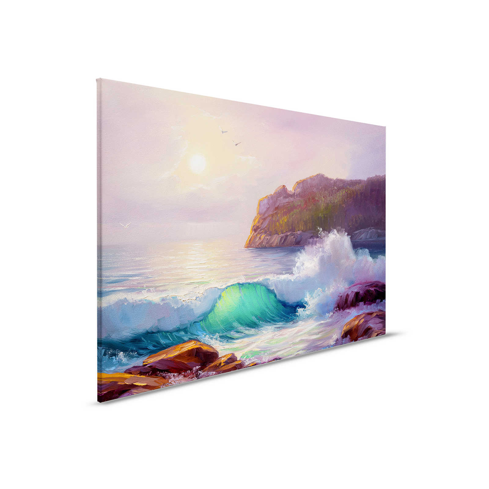         Canvas painting Painting of a Coast at Sunrise - 0.90 m x 0.60 m
    