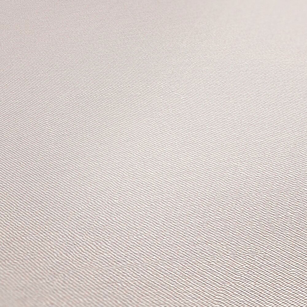             Einfarbige Vliestapete in Textiloptik – Rosa
        