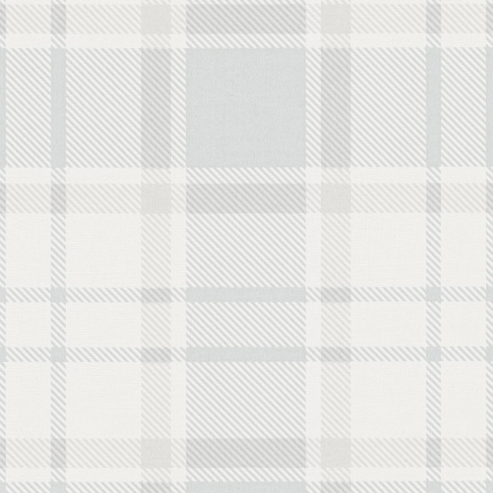             Vliestapete im Landhausstil kariert – Rosa, Weiß
        