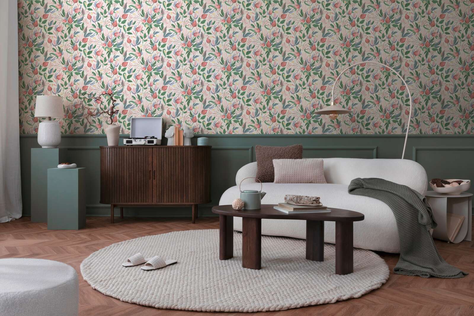 Dekoration für Zuhause, Teppich, Kissen, Innenarchitektur